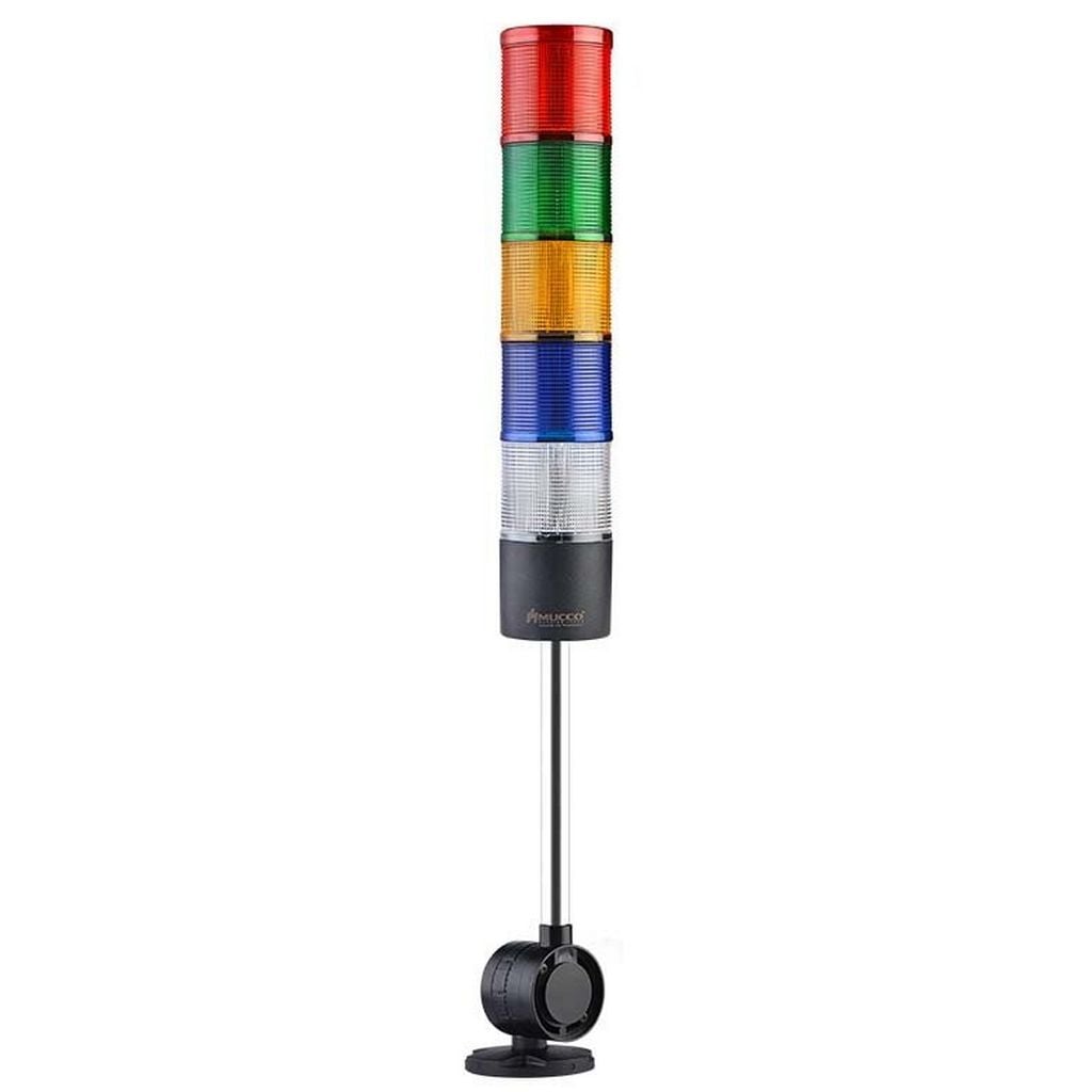 Torre de 5 niveles · base abatible · 20 cm