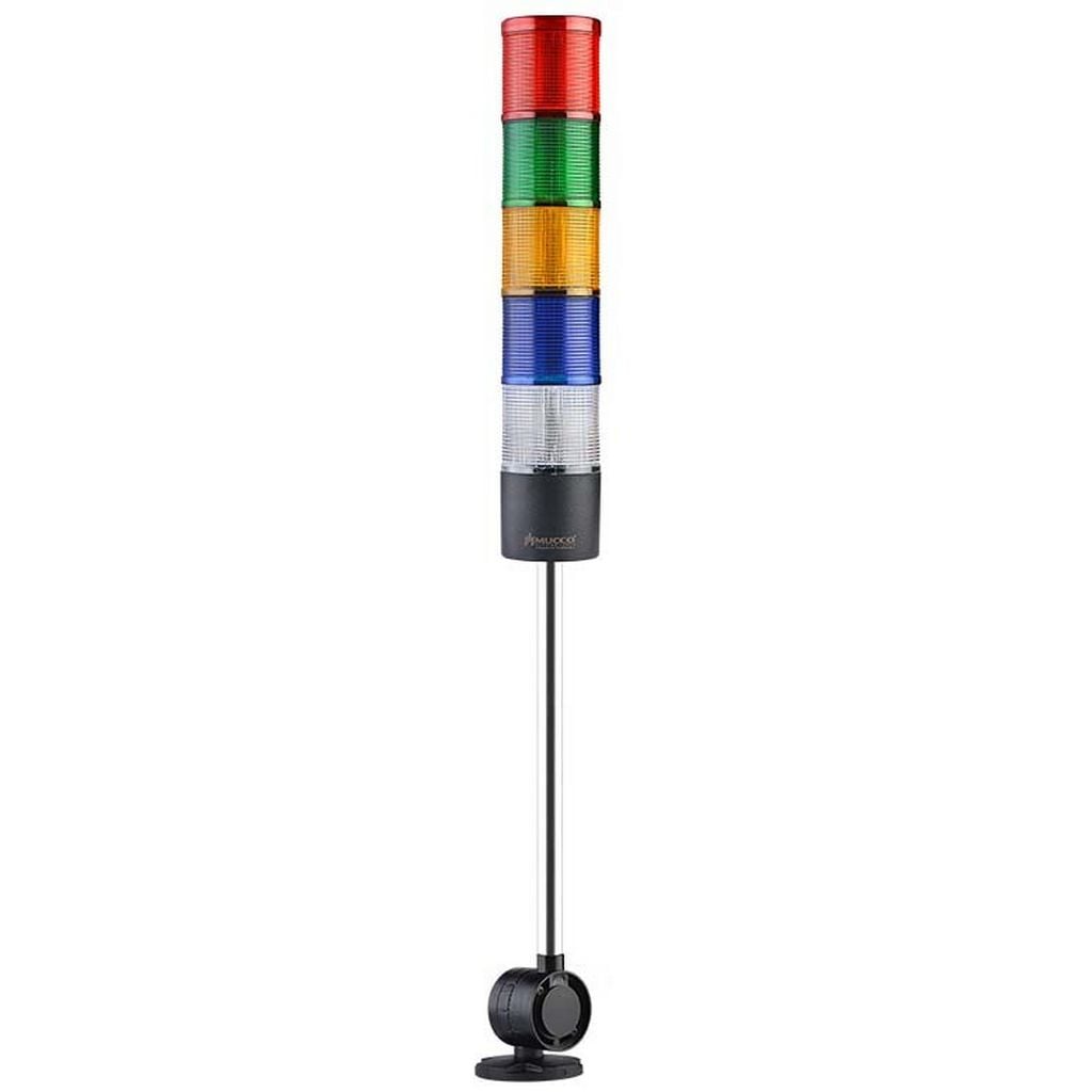 Torre de 5 niveles · base abatible · 30 cm
