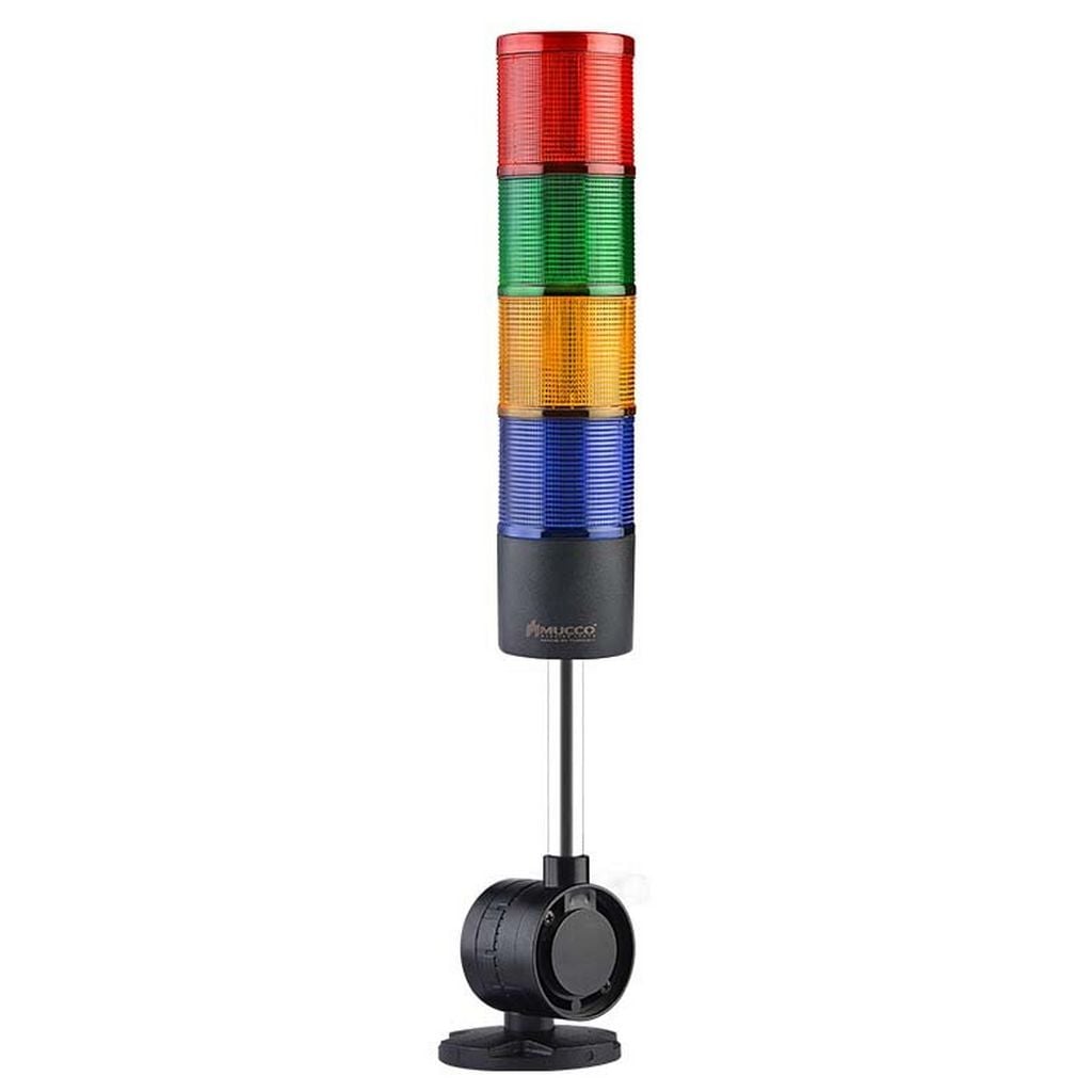 Torre de 4 niveles · base abatible · 10 cm
