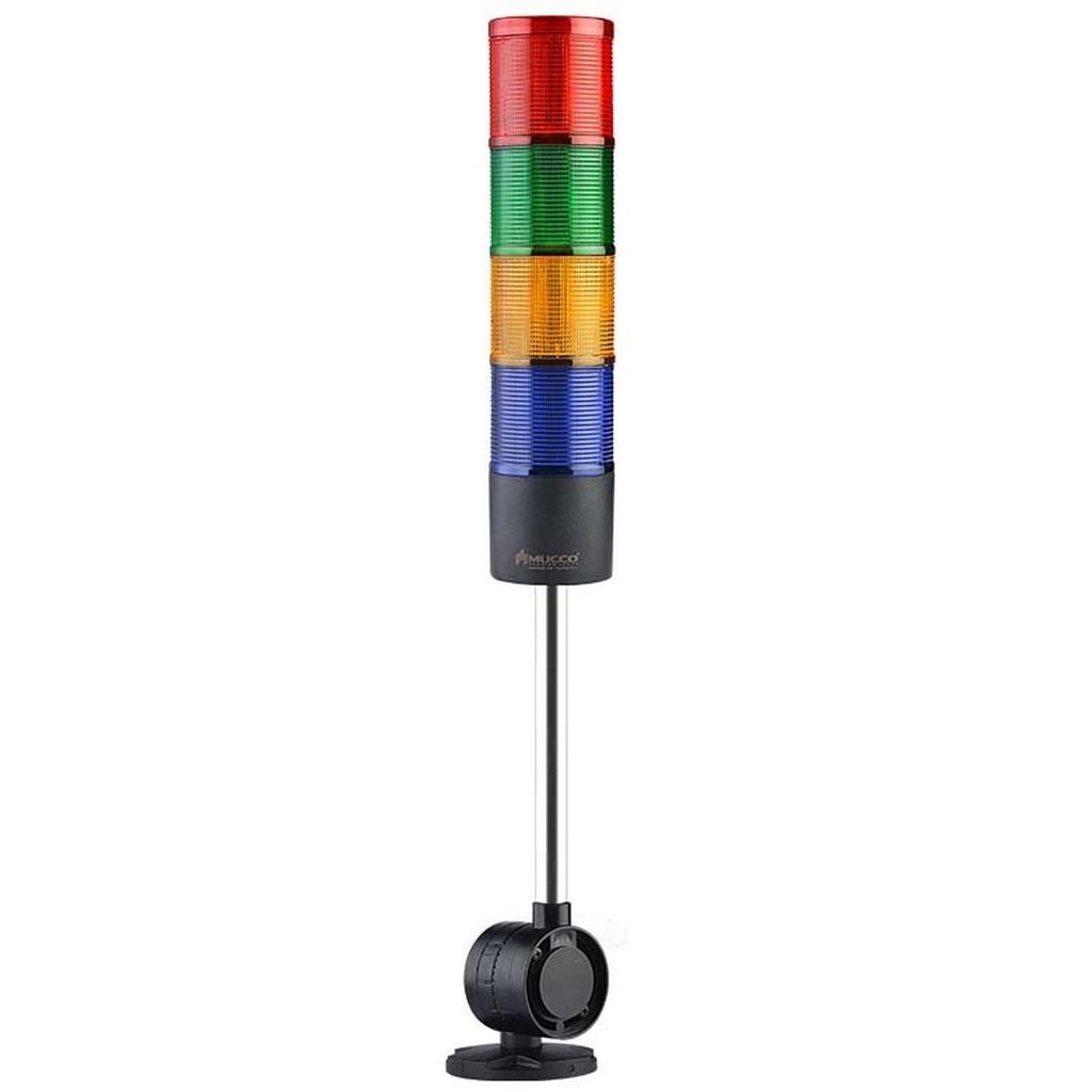 Torre de 4 niveles · base abatible · 20 cm