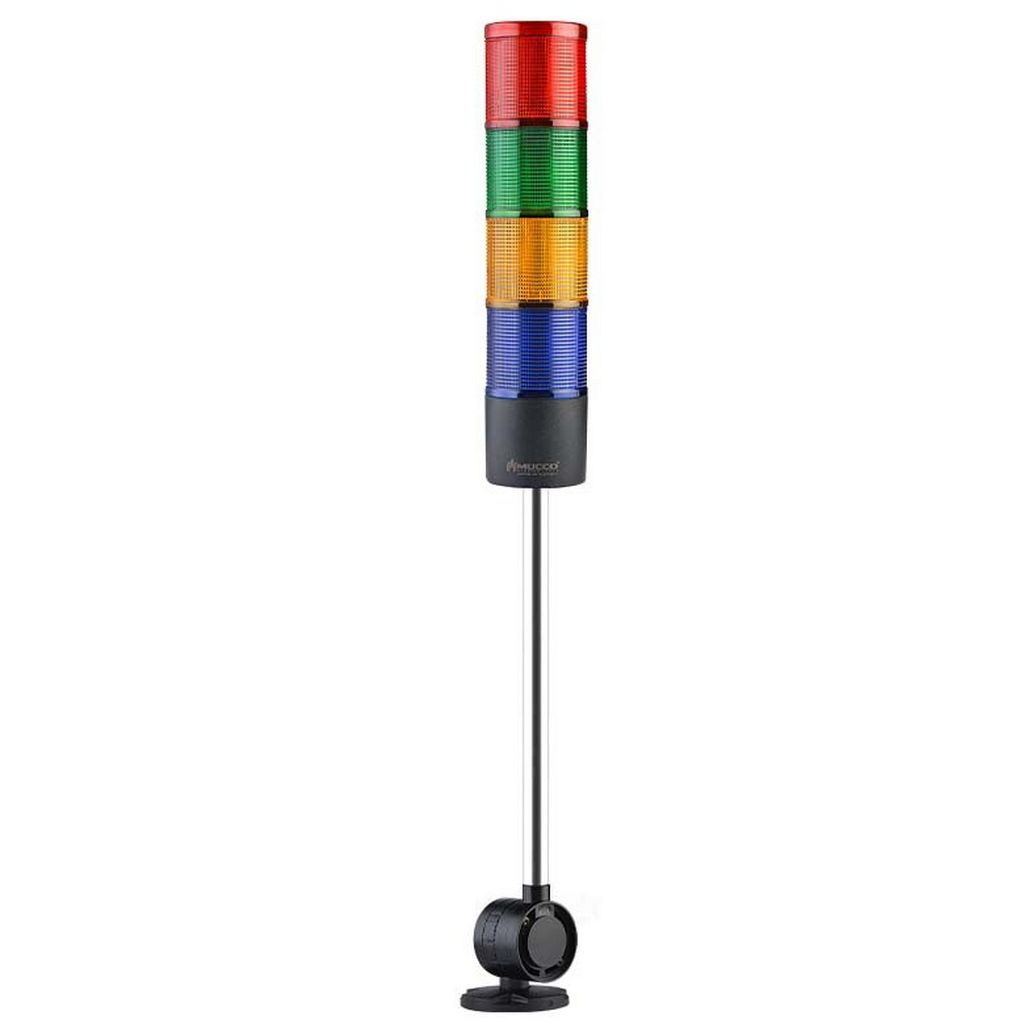 Torre de 4 niveles · base abatible · 30 cm