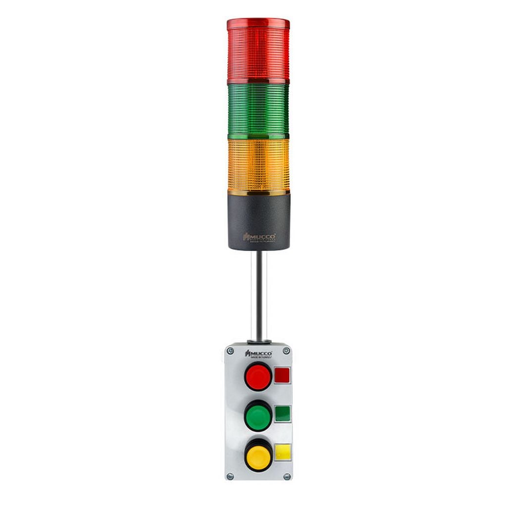 Kit Andon LED · Torre de 3 niveles