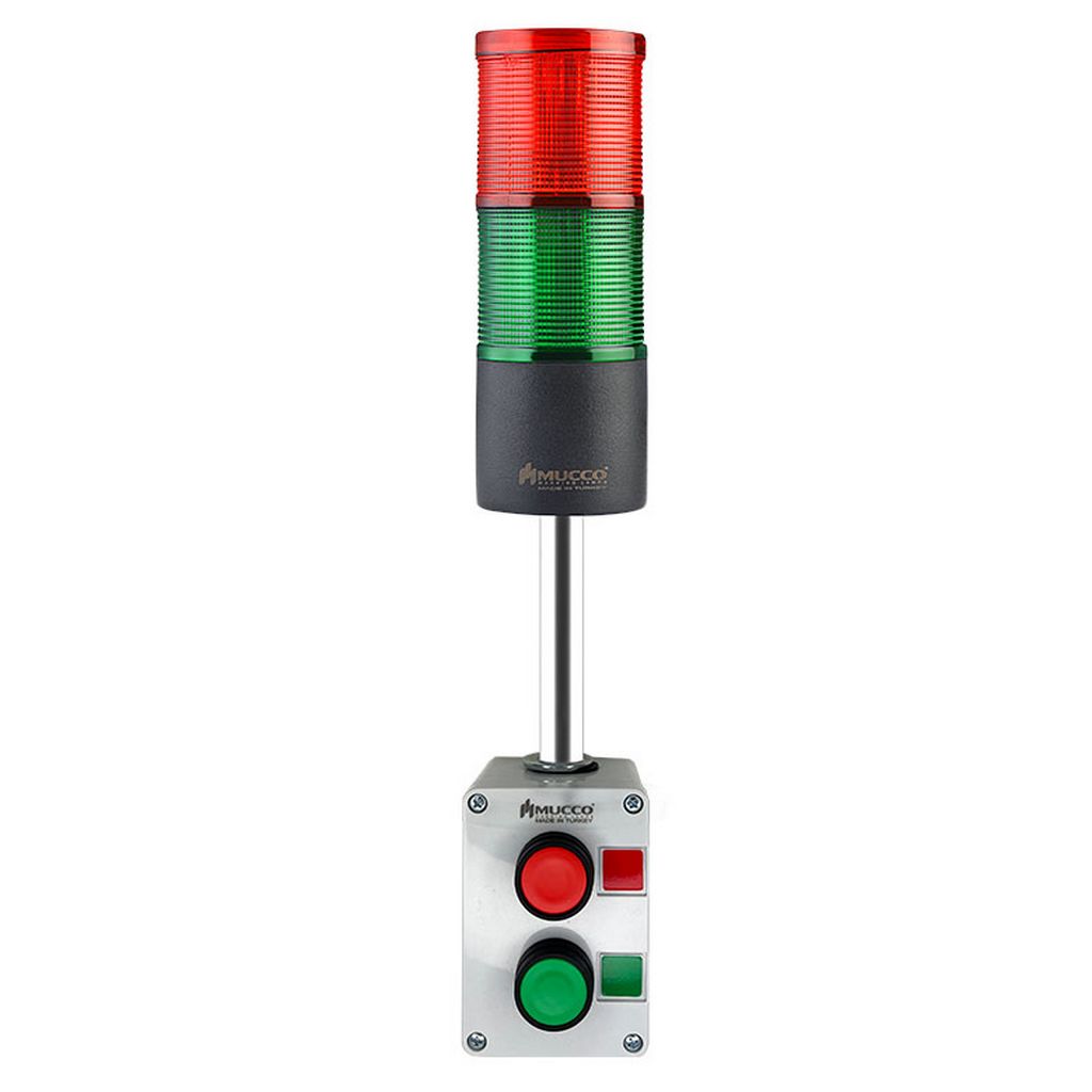 Kit Andon LED · Torre de 2 niveles