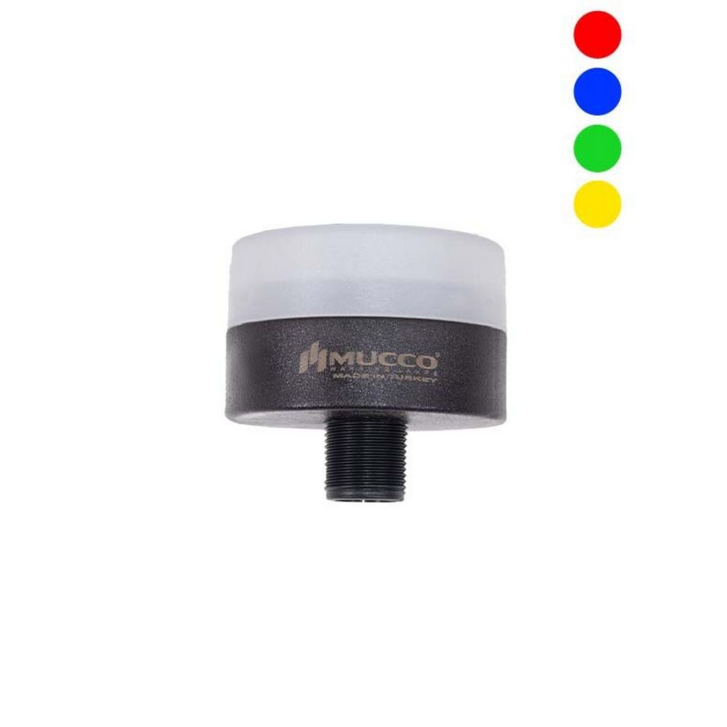 Mini con fijación por tuerca Luz de aviso RGB multicolor