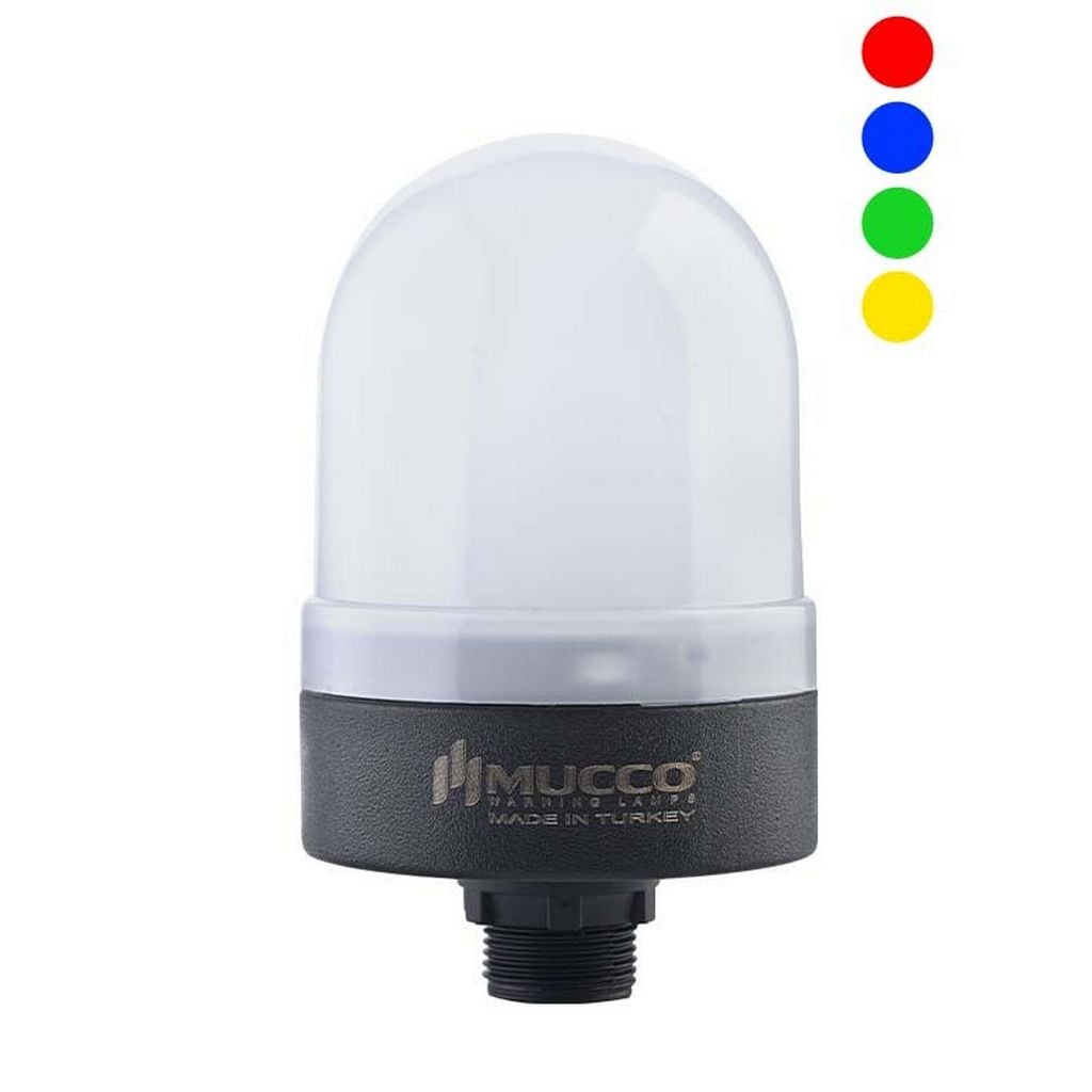 con fijación por tuerca Luz de aviso RGB multicolor