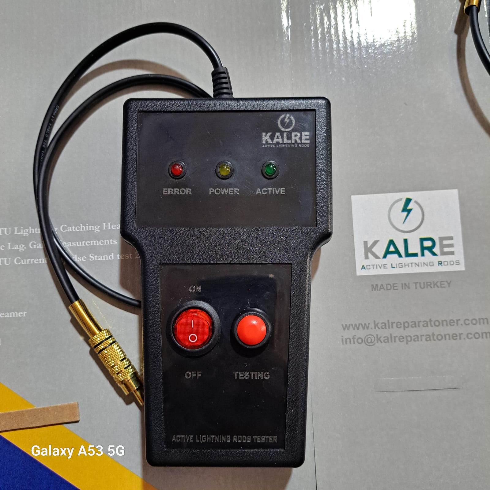 Comprobador de pararrayos · KLR 03